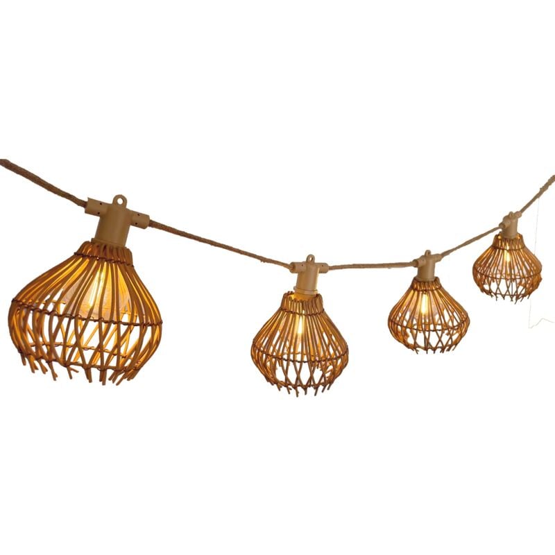 Guirlande d'extérieur rotilia light hybrid Beige