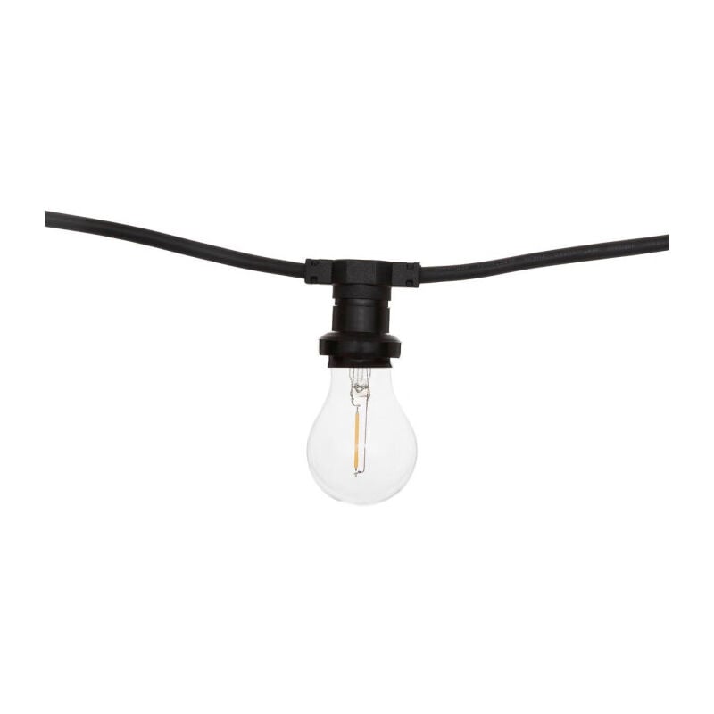 Atmosphera - Guirlande Extérieur '10 Ampoules' 520cm Noir