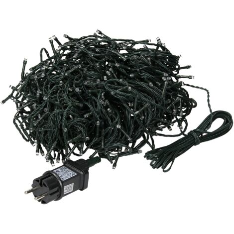 Guirlande Fixe 480 Leds Blanc Chaud 39m Usage Extérieur Ip44