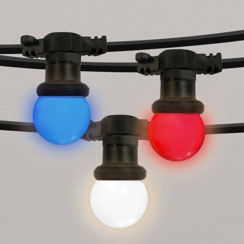 Guirlande guinguette extérieure France