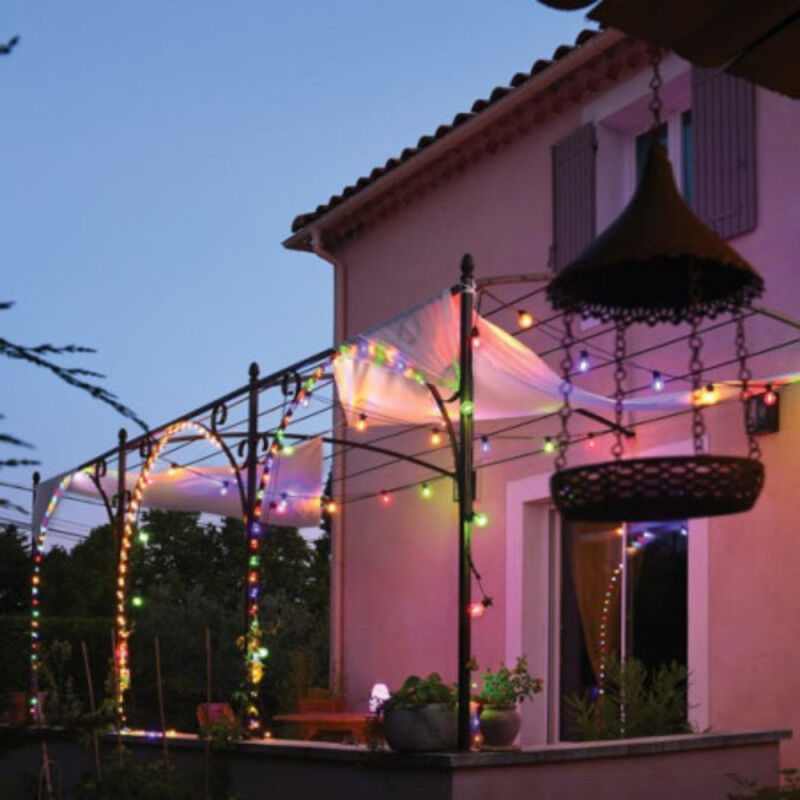 Guirlande Guinguette Couleur Secteur Et Solaire