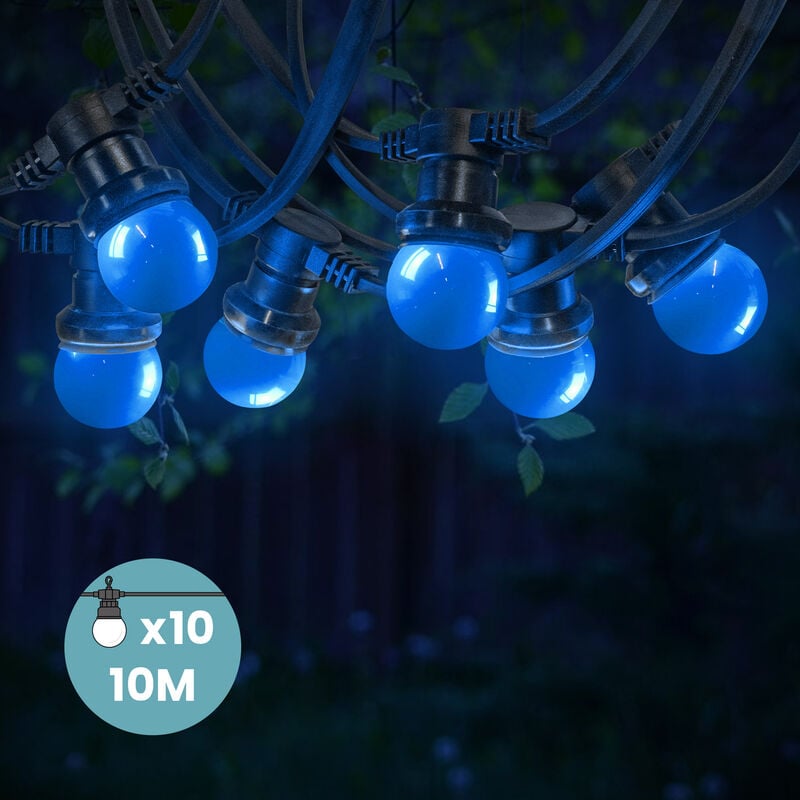 Guirlande Guinguette Bleue 10 m