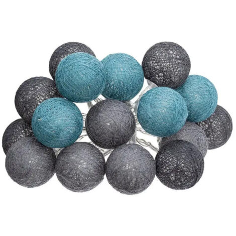 Guirlande Led 16 Boules "Winter" 255cm Multicolore