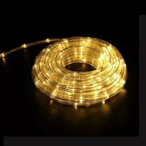 Guirlande LED 220V 10m IP44 - Blanc Chaud - Blanc Chaud (2300K - 3500K)