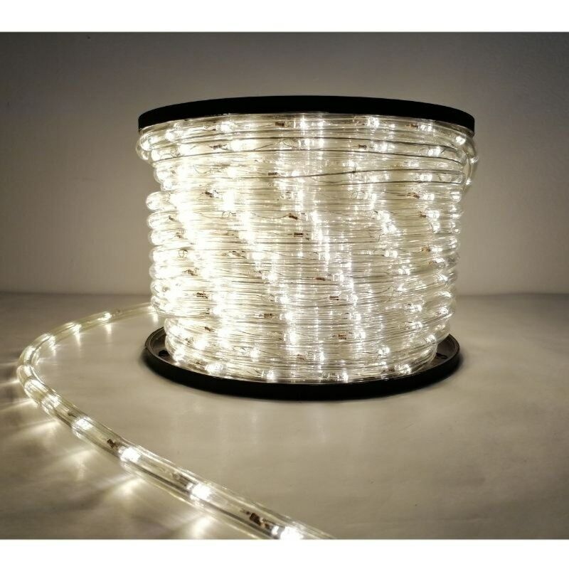 Silamp – Guirlande lumineuse d'extérieur 50M – 1500 LEDs blanc chaud – IP44 pour utilisation extérieure – Recoupable tous les 2 mètres
