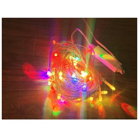 Guirlande LED 7W animée couleur RGB longueur 8m 40 leds avec alim 230/24V FLICKER LED BLACHERE RA300