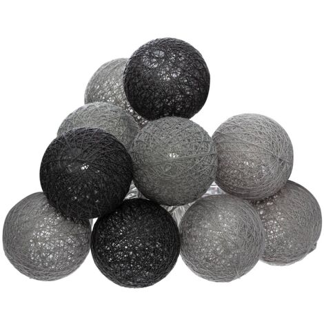 Guirlande LED à piles 10 boules - Atmosphera créateur d'intérieur