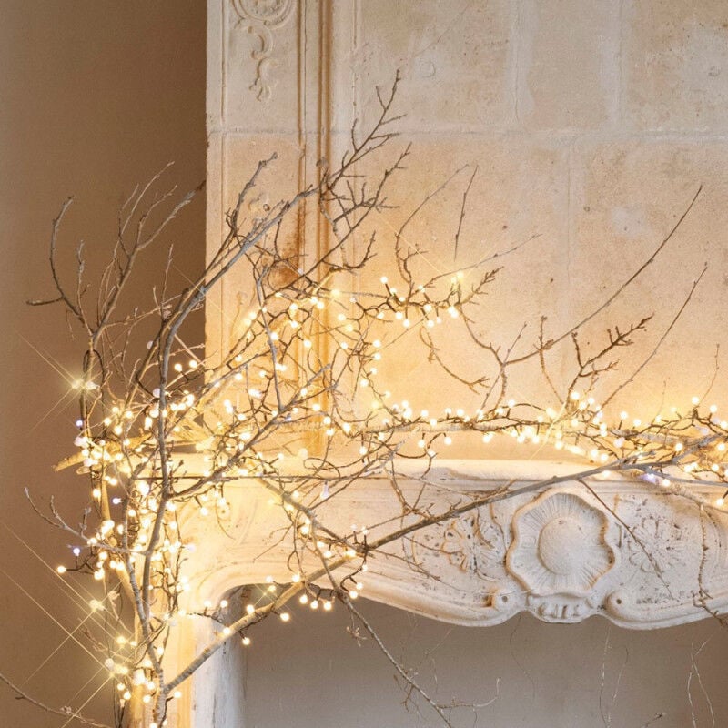 Guirlande Led Cherry Compact 9m Blanc Chaud 400 Led