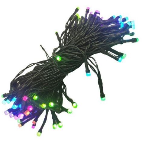 Guirlande LED Connectée Wifi RGB 20m IP44 6V 120LED - SILUMEN