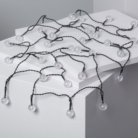 Guirlande 30 Boules LED avec Chargeur Solaire