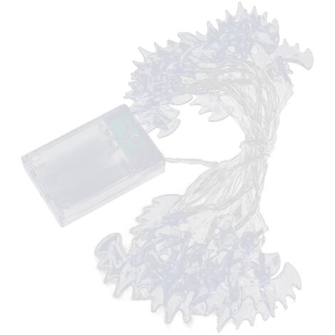 Guirlande LED Halloween Violet - Décoration Éclairage pour Jardin et Maison, 2 Fonctions