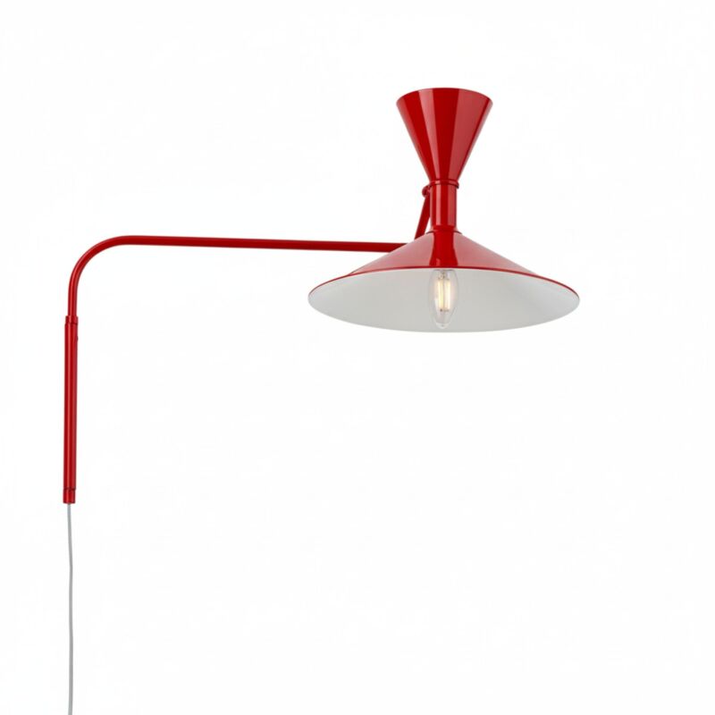 Applique design "NIM" - E14 + G9 - Rouge