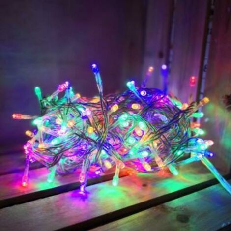 Guirlande LED Rideaux 140LED 220V 3m IP44 8 modes - Multicolores - SILAMP