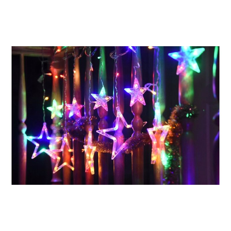 Guirlande, Lumières, Rideau lumineux, Cloches colorées