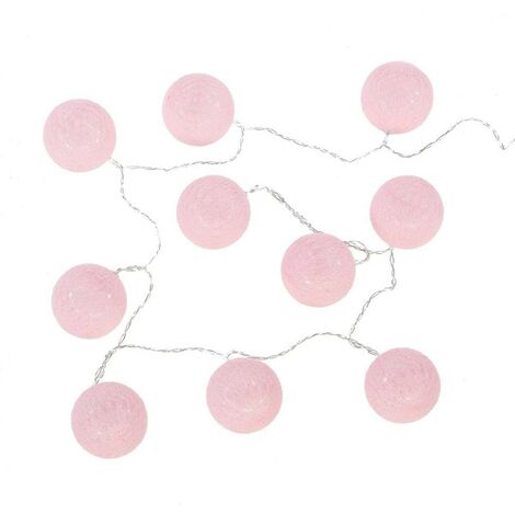 Guirlande lumineuse 10 LED rose