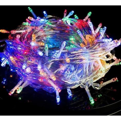 Guirlande lumineuse 100 LED 10m Guirlande de décoration de Noël 8 modes d'éclairage - lumière colorée