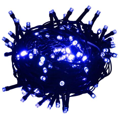 Guirlande lumineuse 400 Guirlande de Noël  Couronne de Noël Bleu 40 m 8 effets lumineux 95856