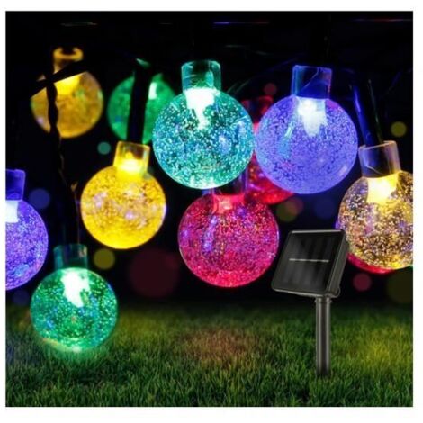 Guirlande lumineuse - 50 LED - 7 mètres - Multicolore - 8 Modes - IP65