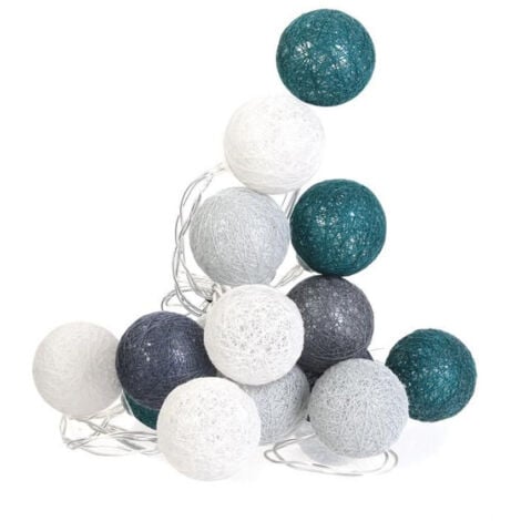 Guirlande Lumineuse à Led "20 Boules" 315cm Bleu Foncé