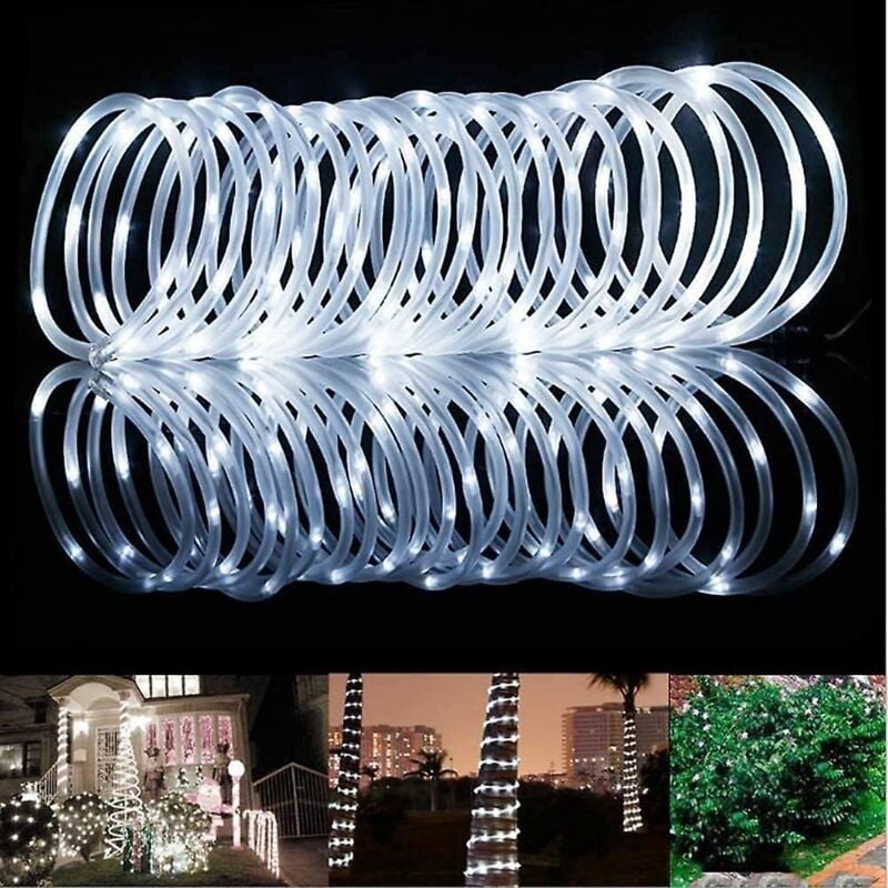 Guirlande lumineuse à led fonctionnant sur batterie - Guirlande lumineuse étanche de 33 pieds avec télécommande