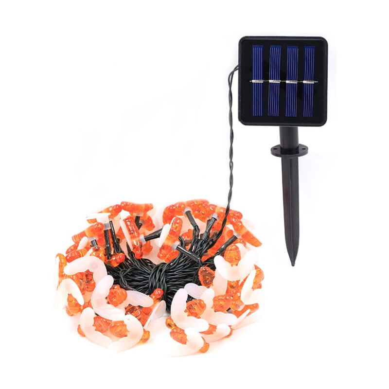 Guirlande lumineuse abeille, Merdeco, 30 led blanc chaud, pour décoration intérieure et extérieure, pour fête, anniversaire, mariage, Noël