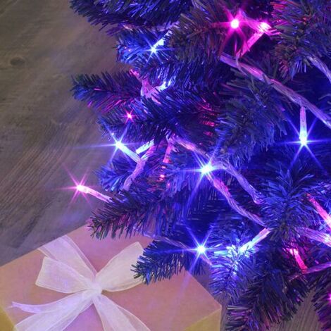 Guirlande lumineuse Bicolore 8 m Rose et bleu 128 LED