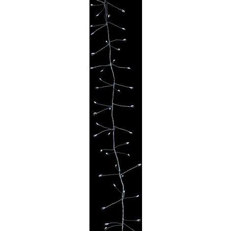 Guirlande lumineuse Boa 5 mètres 400 MicroLED Blanc froid 8 Jeux de lumière - Feeric Christmas