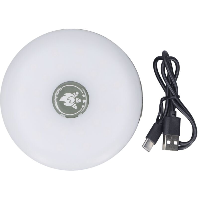 YB - Jeffergarden Guirlande lumineuse de Camping, multi-modes, Flexible, étanche, Rechargeable par usb, pour l'extérieur, pour la randonnée dans la