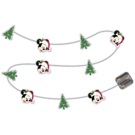 Guirlande lumineuse de Noël 10 LED - Mickey