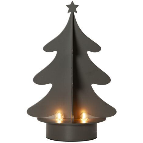 Guirlande lumineuse de Noël Star Trading « Afton » avec 4 ampoules E10, fonctionnement sur secteur, verte, H 31 cm, Ø 21 cm