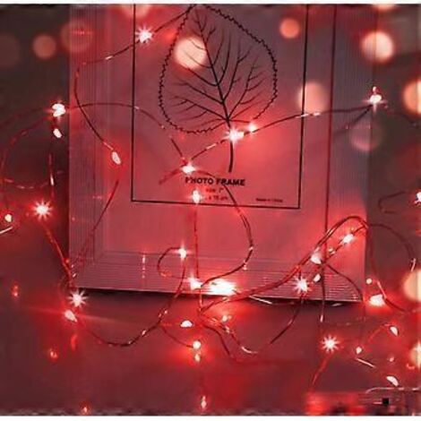 Guirlande lumineuse décorative d'Halloween, Cshare 3M 30 Micro LED, guirlande lumineuse d'intérieur à piles, mini guirlande lumineuse LED pour la décoration de chambre à coucher et de Noël