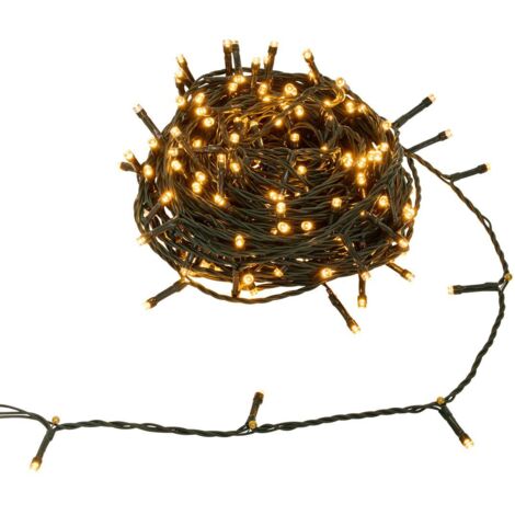 Guirlande Lumineuse Extérieur 50 mètres 500 LED Jaune Ambre 8 jeux de lumière - Feeric Christmas