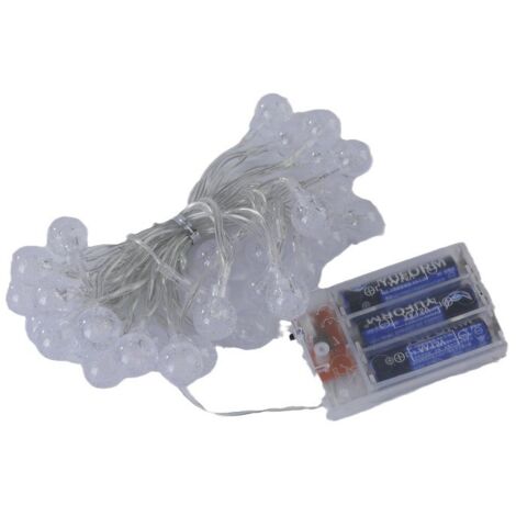 Guirlande lumineuse extérieure à leds, petite goutte d'eau, petites lumières colorées, guirlande lumineuse d'ambiance, décoration du nouvel an de la chambre à coucher (lanternes colorées, 100 lumières