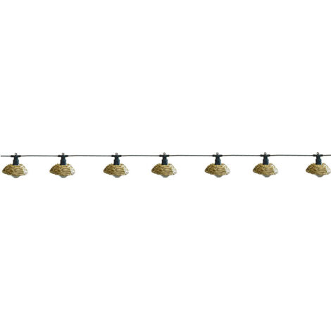 Guirlande lumineuse extérieure connectable COTTAGE 5.70m – Alimentation secteur – Ampoules LED blanc chaud – Protection IP44 – Lumi Jardin