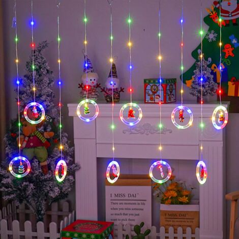Lot De 8 Suspensions Décoratives Maisons De Noël, Graine Créative, Neuf