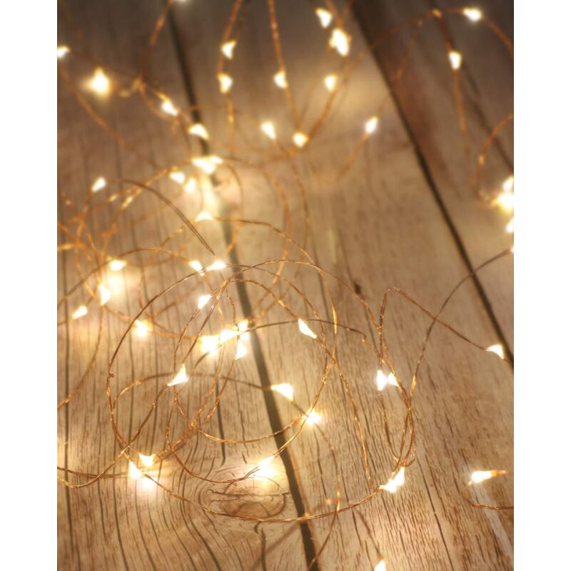 Beijiyi - Guirlande Lumineuse, Girlande de Lumière 5M 50LED Guirlandes Lumineuses Piles Mini Led Intérieur Girlande de Lumière Decoration pour