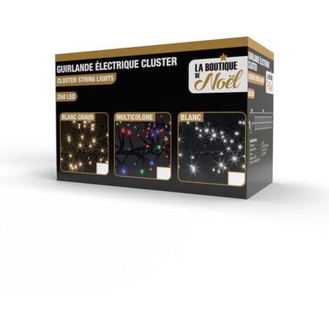 LA BOUTIQUE DE NOEL Guirlande lumineuse grappe - - Multicolore