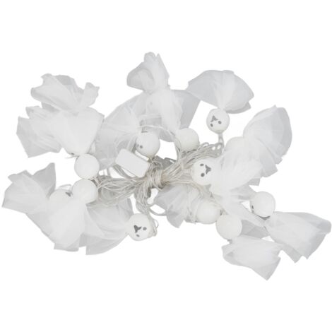 Guirlande Lumineuse Halloween 16 LED Tête de Poupée Étanche pour Fête, 4.5m, Prise EU 100‑240V