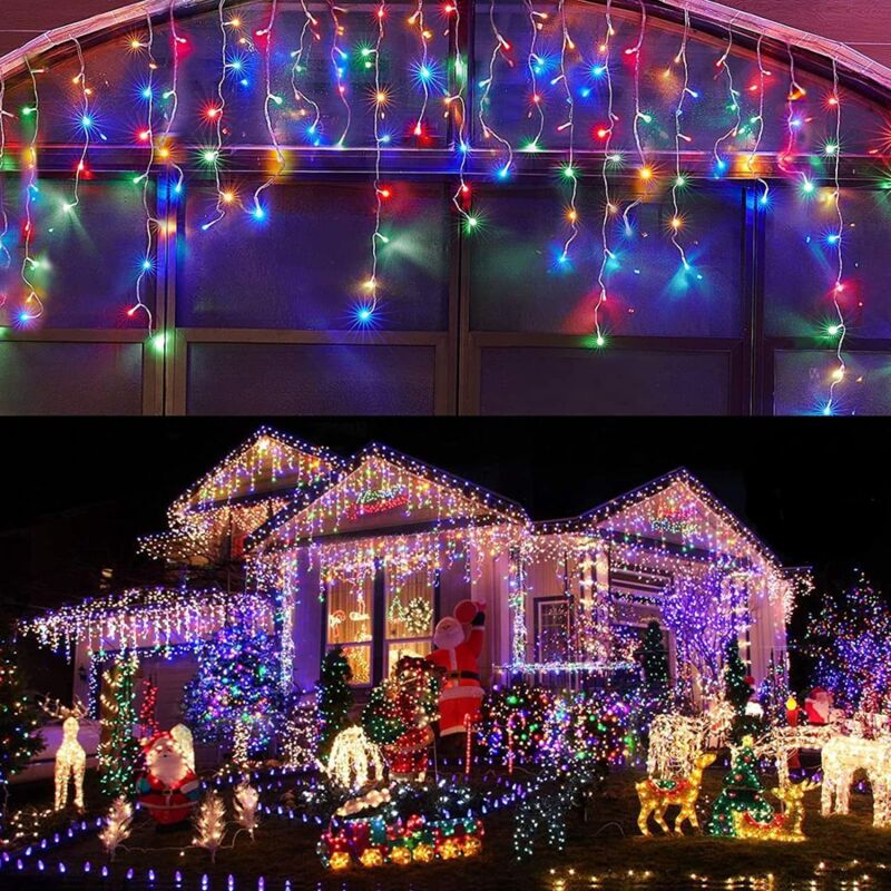 Guirlande Lumineuse, 100M 1000LEDs 8 Modes IP65 Etanche Guirlande Lumineuse Exterieure avec Adapteur Alimentation Micro led Decoration pour Chambre