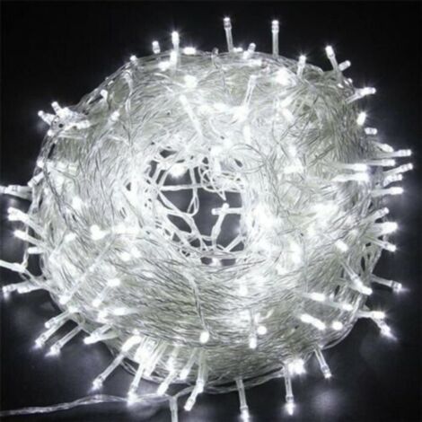 Guirlande lumineuse - LED - 10M - Blanc froid - Décoration de Noël - Intérieur