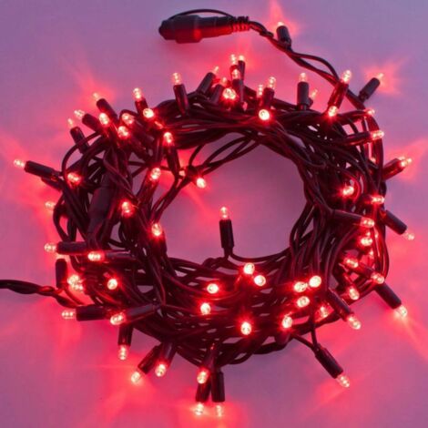 Guirlande lumineuse LED 10M rouge raccordable professionnelle 230V IP67 Lotti