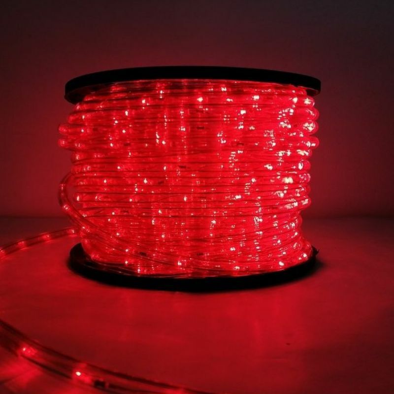 Guirlande lumineuse LED 220V 50M IP44 Recoupable - 50 m / Rouge - SILUMEN