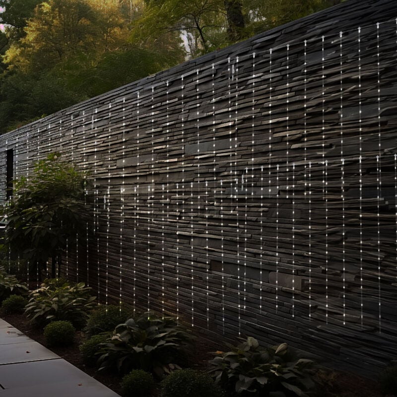 Guirlande lumineuse led d'extérieur, décoration de jardin, balcon, lampe de terrasse, cuivre, minuterie à intensité variable 300x led 12000K, l 300