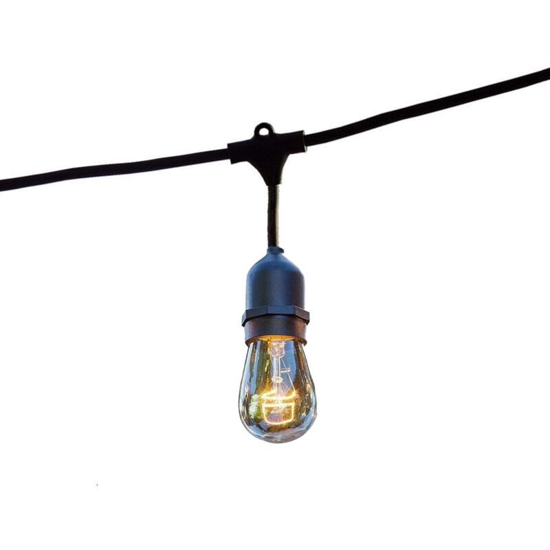 Lot de 2 guirlandes mafy light connectable Noir caoutchouc 6M