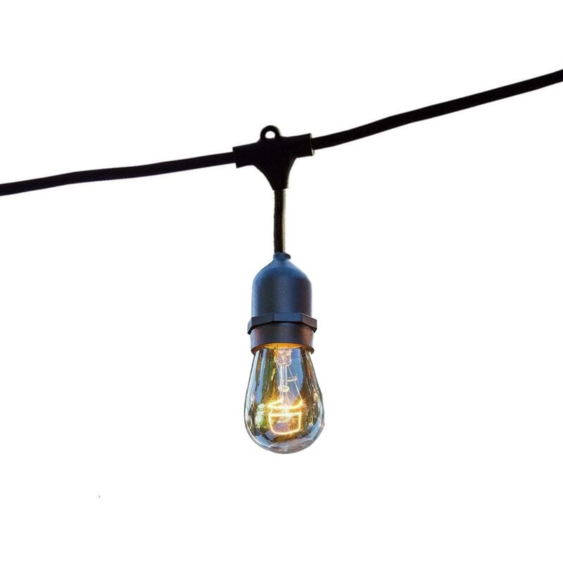 Lumisky - Lot de 4 guirlandes mafy light connectable Noir caoutchouc 6M