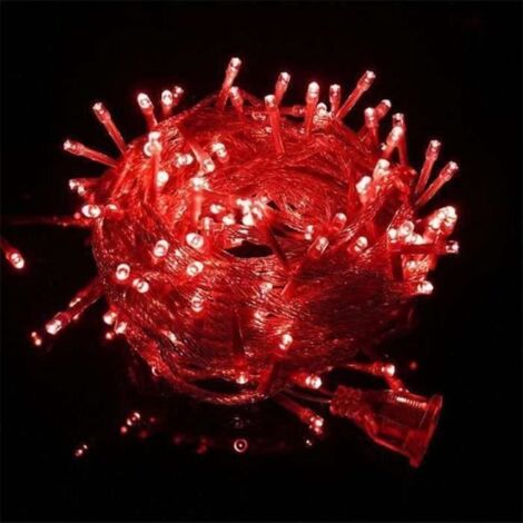 Guirlande Lumineuse MAX - 300 LED, 30 Mètres - 8 Modes d'Éclairage - Rouge