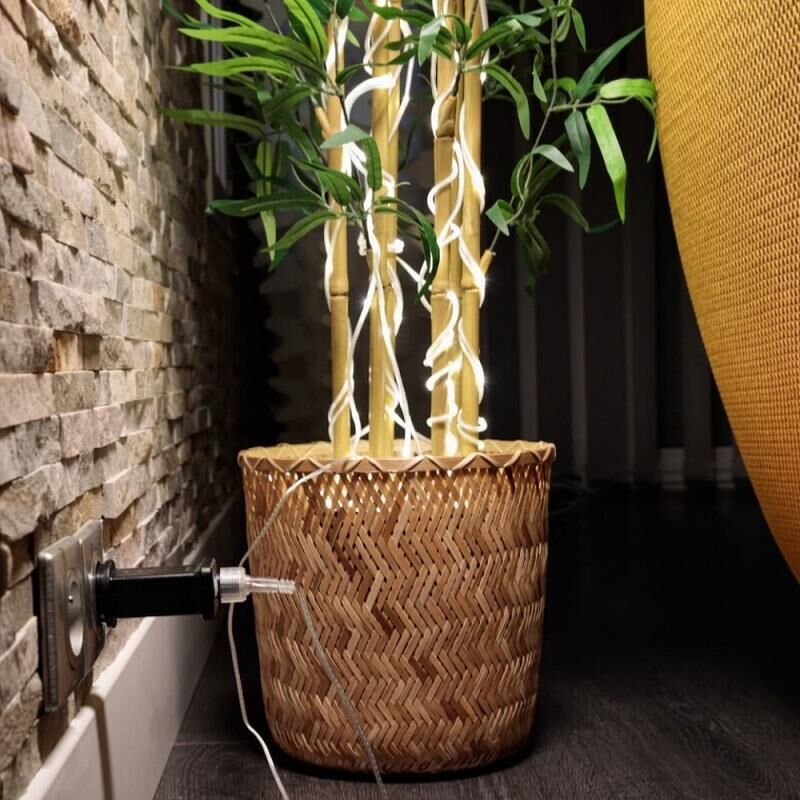 Guirlande solaire et secteur 200 mini led