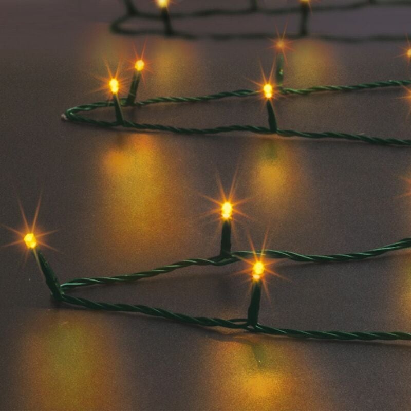 Fééric Lights And Christmas - Guirlande Lumineuse Extérieur 30 m 300 led Blanc chaud 8 jeux de lumière - Feeric Christmas - Blanc chaud