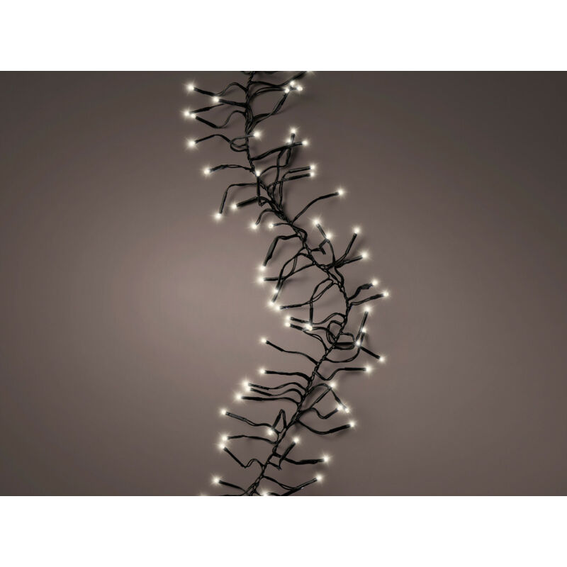 Guirlande lumineuse en grappe à led blanc chaud