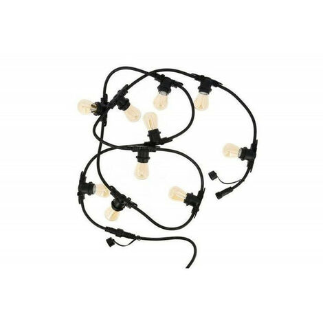 Guirlande lumineuse raccordable Batimex Lucioles 10 W - Noir